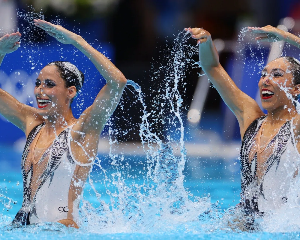 México en la natación artística con Nuria Diosdado y Joana Jiménez
