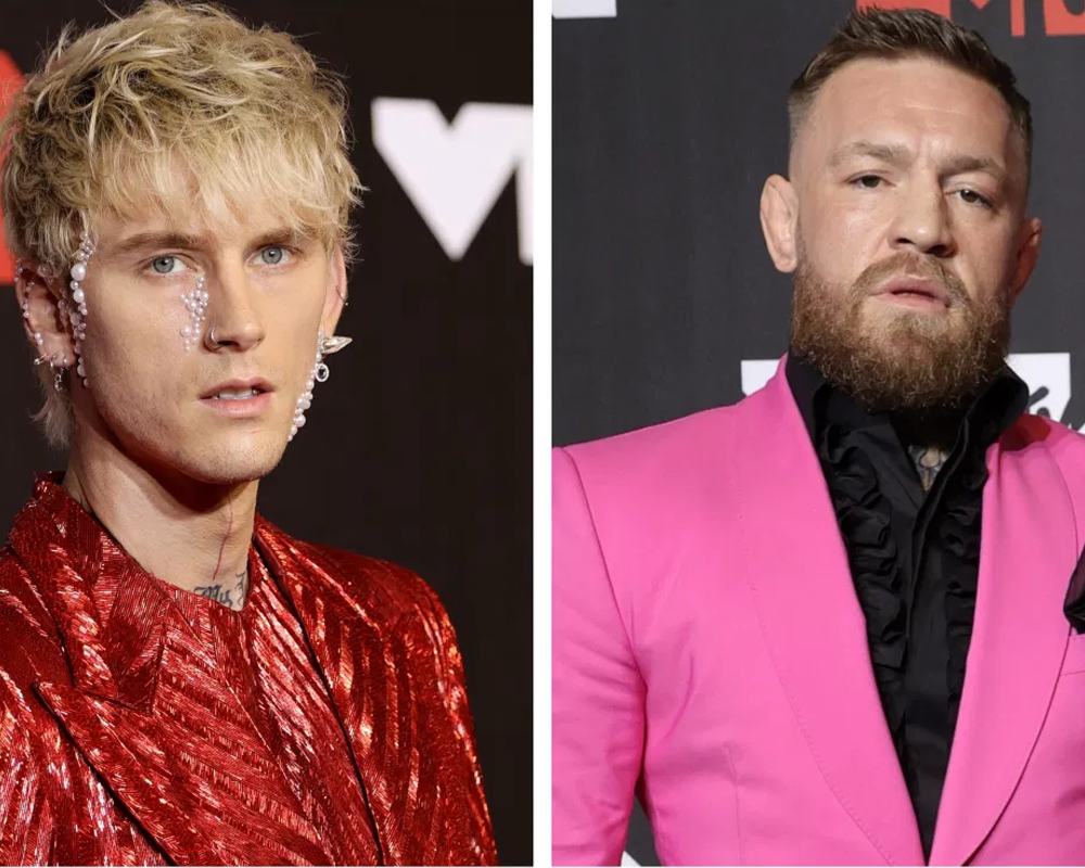 Machine Gun Kelly y Conor McGregor protagonizan escándalo en la alfombra roja de los MTV VMAs 2021