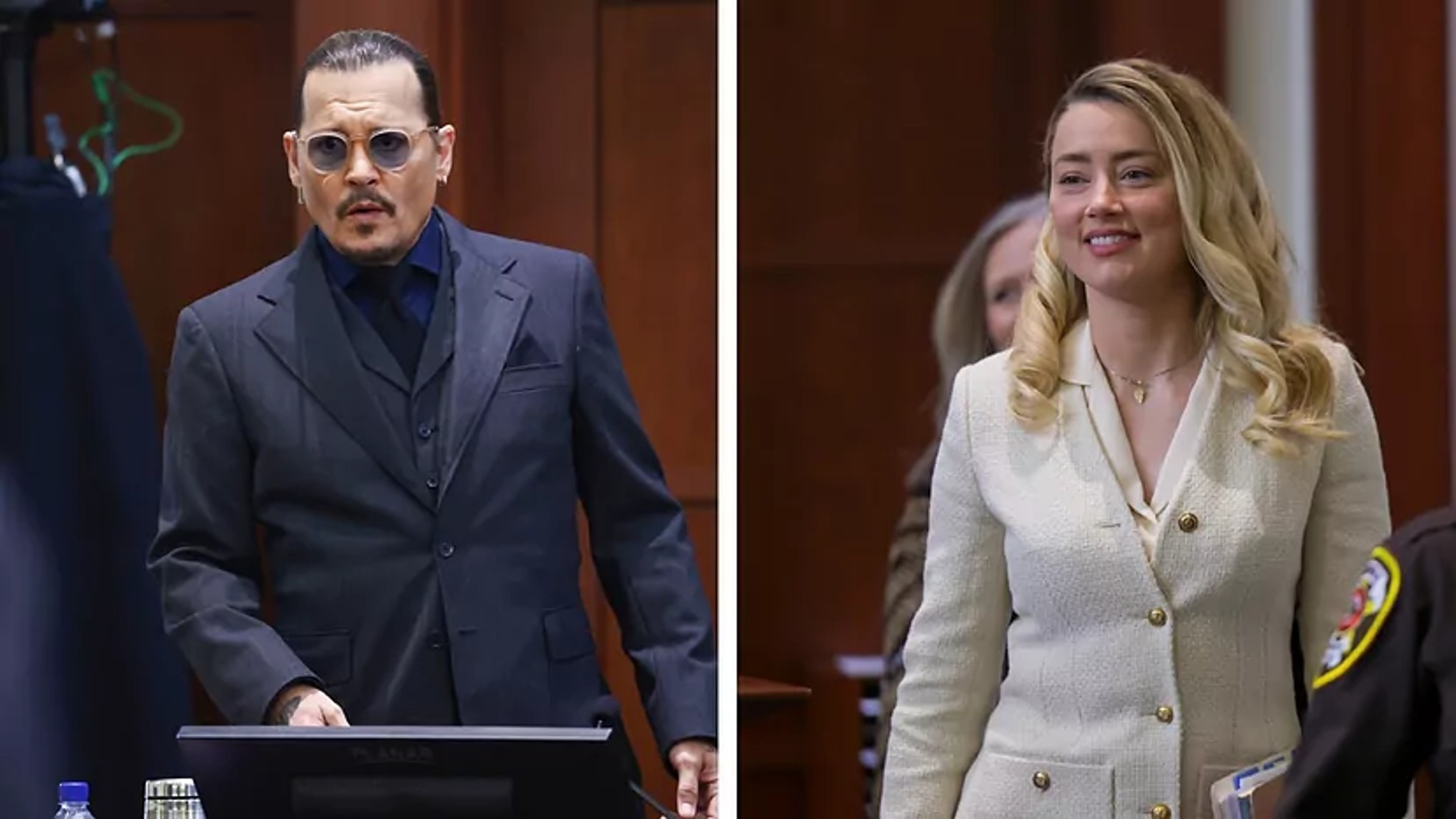 Guardaespaldas del actor asegura que Johnny Depp fue golpeado por Amber Heard en la cara